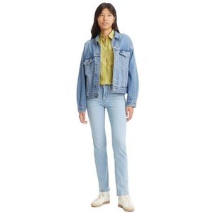 Levi's 29W×30L 314 Shaping Straight Leg High-Rise Light Wash Denim Jeans Women